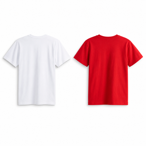 Camiseta Roja / Blanca
